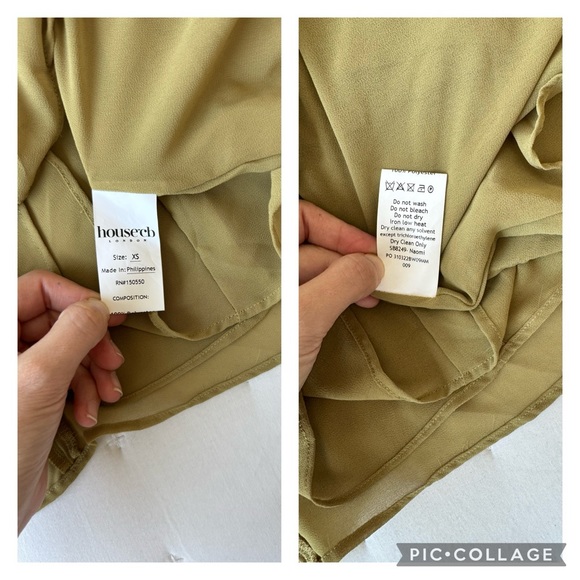 House of CB London NWT XS Olive Halter Midi Dress - Picture 16 of 16